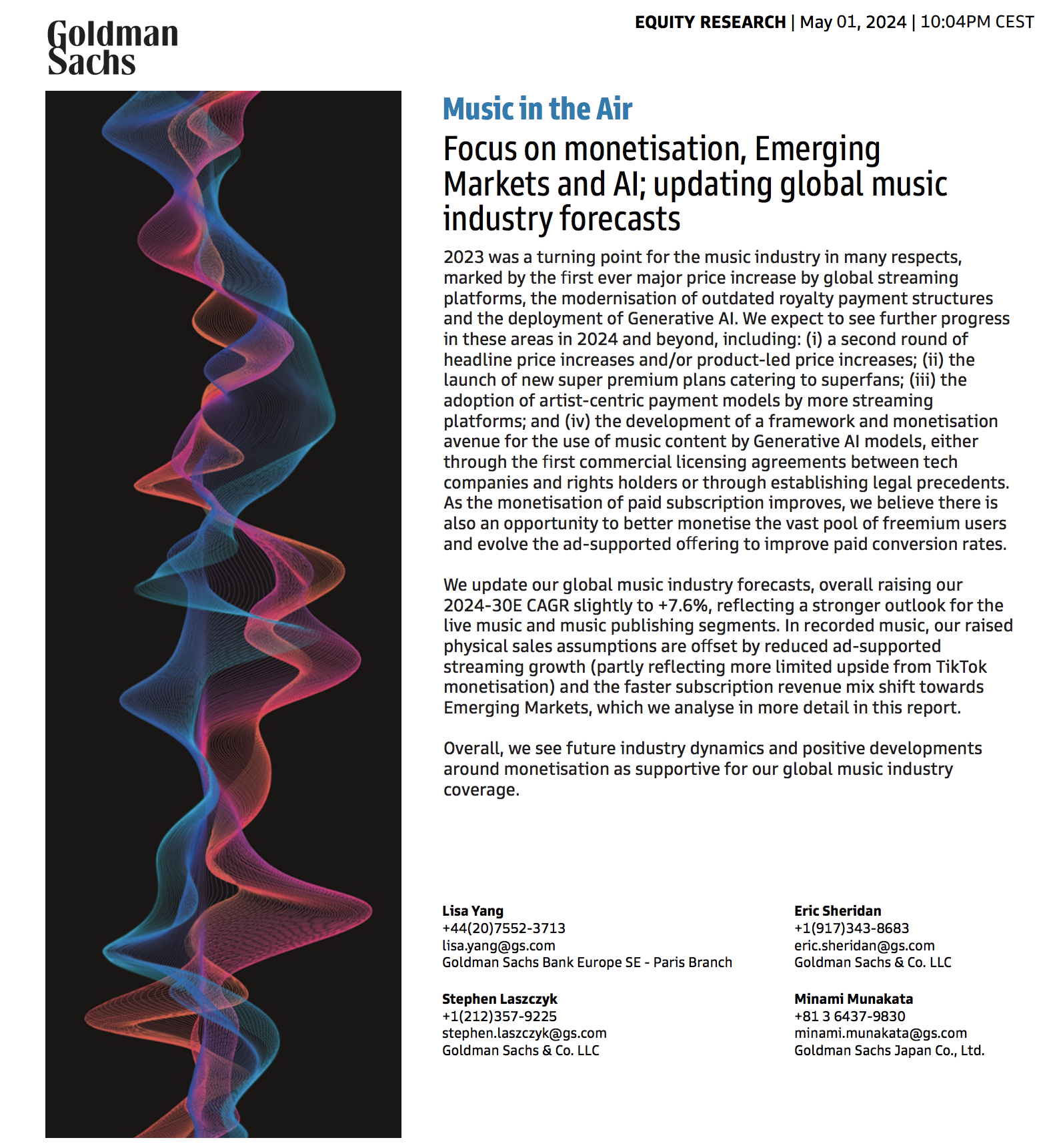 Music in the Air – Global Music Industry Trends & Emerging Markets